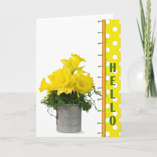 Bright Hello Card (Front)