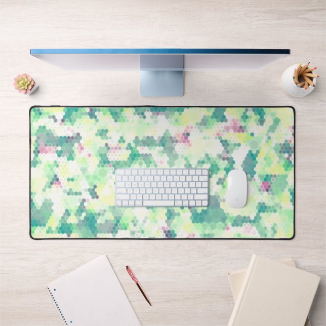 Bright Hexagon  Desk Mat (Office 1)