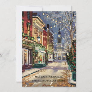 Bright Holiday - Christmas Card