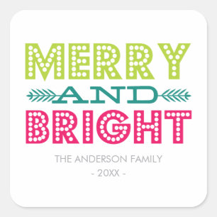 BRIGHT HOLIDAY HOLIDAY STICKERS
