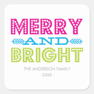 BRIGHT HOLIDAY HOLIDAY STICKERS