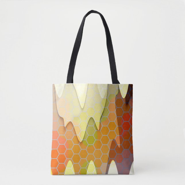 Bright Honeycomb Tote Bag (Front)