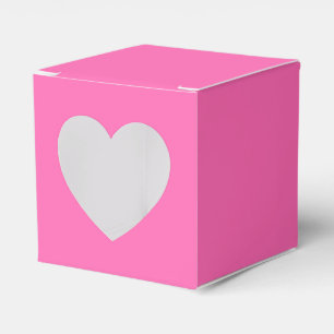 Bright Hot Pink Favour Box