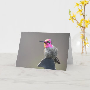 Bright Hummingbird - Frameable Art Card