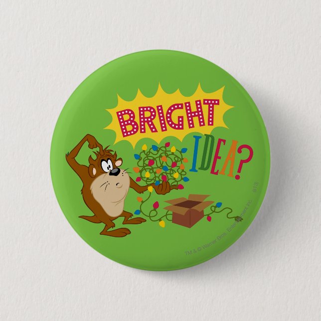 Bright Idea 6 Cm Round Badge (Front)