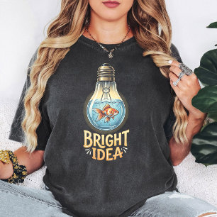 Bright Idea Goldfish Light Bulb T-Shirt