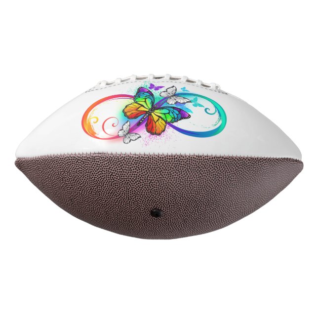Bright infinity with rainbow butterfly football (Rotated 270)