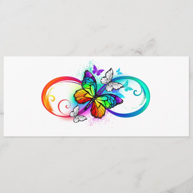 Bright infinity with rainbow butterfly programme (Front)