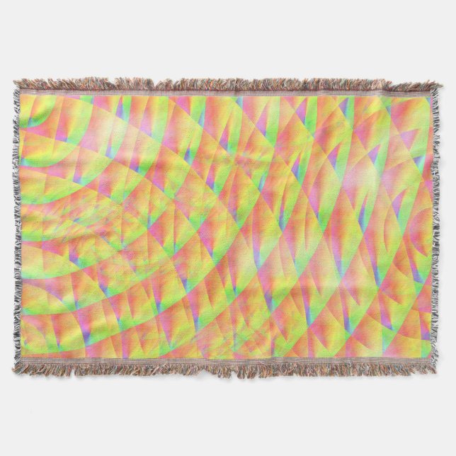 Bright Interference by Kenneth Yoncich Throw Blanket (Front)