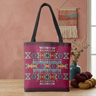 Bright Island Tribal Tote Bag