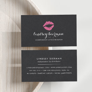 Bright Kiss   Lip Product Distributor Business Card