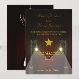 Bright lamppost invitation