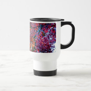 Bright leaves travel mug