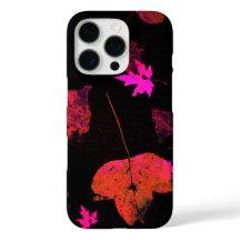 Bright Leaves with Dark Background