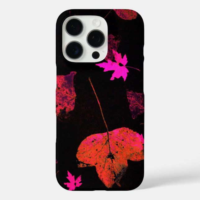 Bright Leaves with Dark Background Case-Mate iPhone Case (Back)