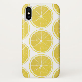 Bright Lemon Slice Pattern iPhone / iPad Case
