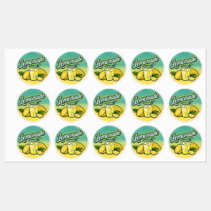Bright Lemonade Stickers – Fun Summer Refreshment