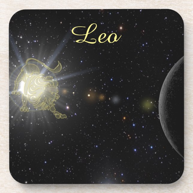 Bright Leo Coaster (Front)