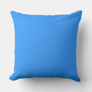 bright light blue pillow