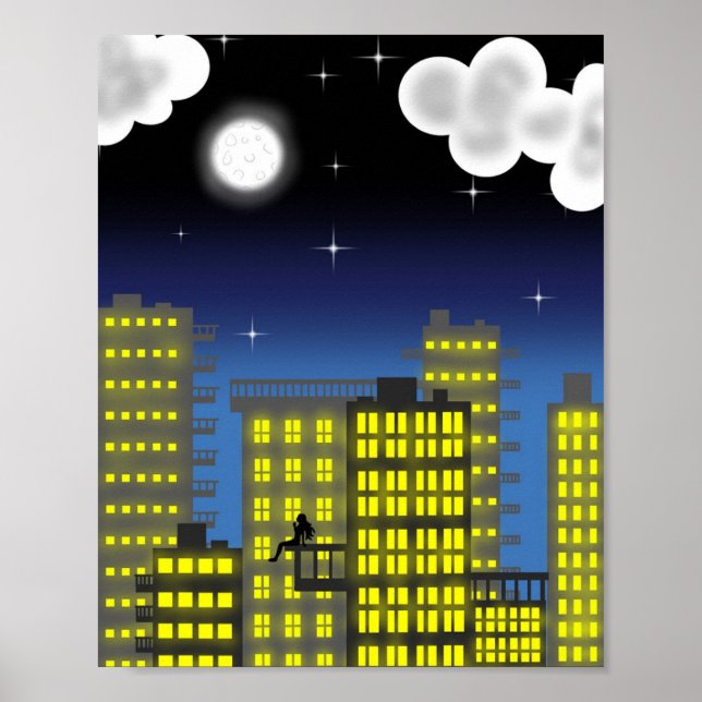 Bright Lights, Big City (Poster) Poster (Front)