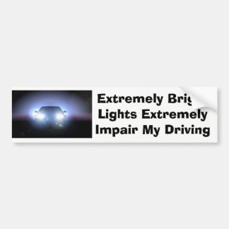 Bright Lights Bumper Sticker