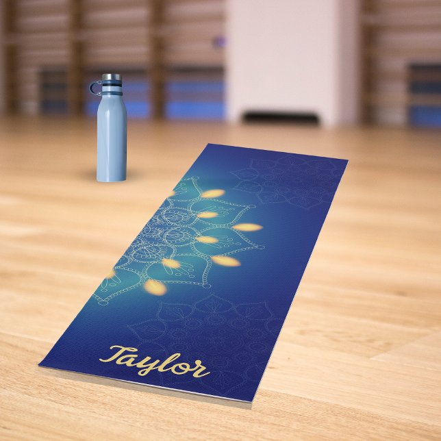 Bright Lights Mandala Yoga Mat (Creator Uploaded)
