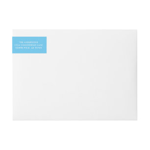 Bright Lights Merry and Bright Wrap Around Label