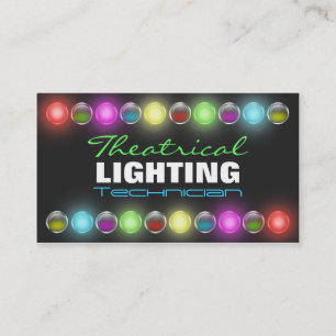 Bright Lights Theatrical Lighting Business Cards