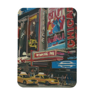 Bright Lights Times Square 2012 Magnet