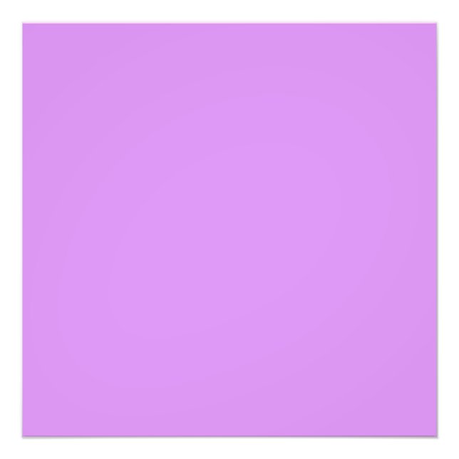 Bright lilac (solid colour)  photo print (Front)