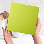 Bright lime Green Solid Color Simple Plain Tile<br><div class="desc">This is a print. Not intended for outdoor use. We suggest that you order one tile to review before placing a large order. This is a pretty design tile go with every color scheme. You could use it as a wall tile as a highlight or entire wall for a backsplash...</div>