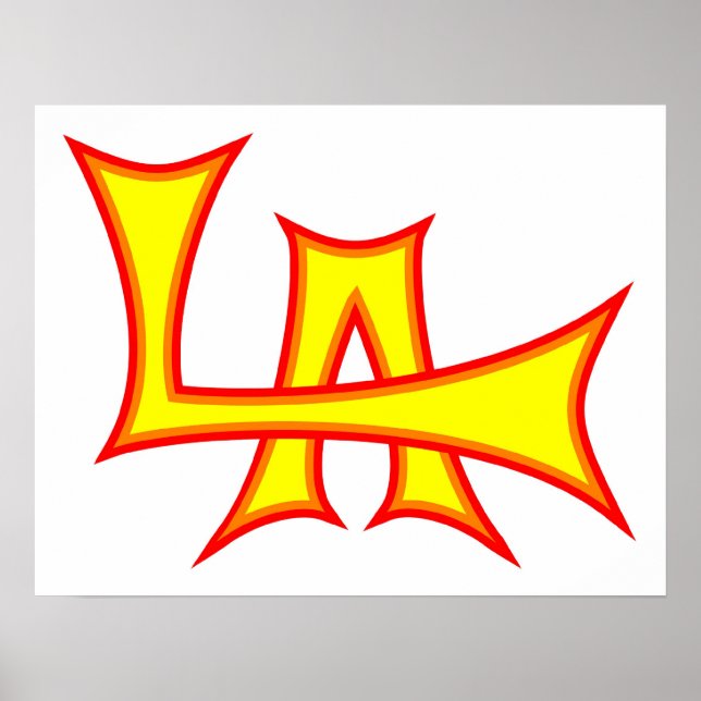 Bright Los Angeles Poster (Front)