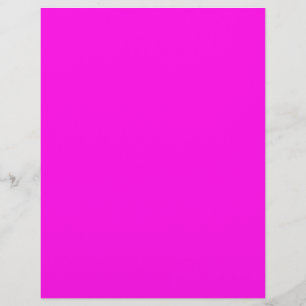 Bright Magenta (solid colour) Custom Letterhead