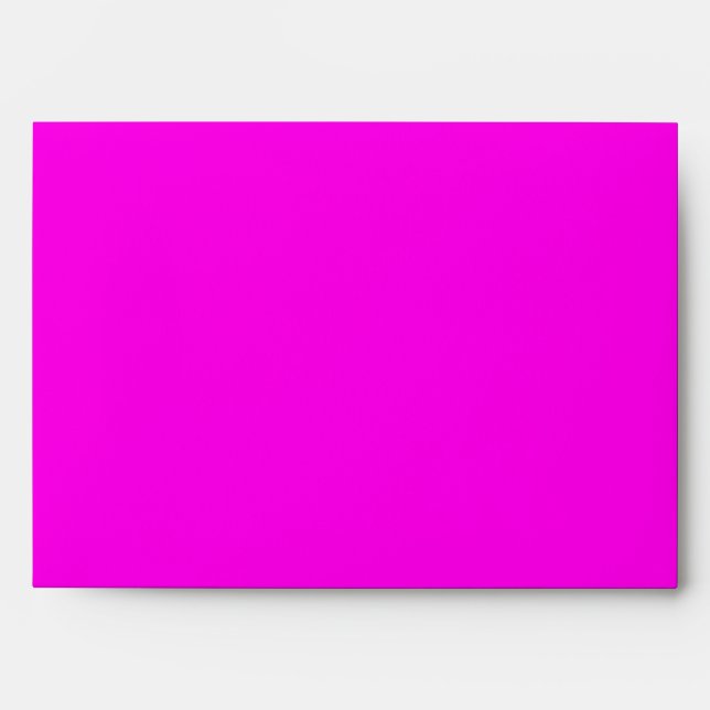 Bright Magenta Solid Colour Envelope (Front)