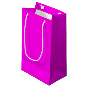 Bright Magenta Solid Colour Small Gift Bag