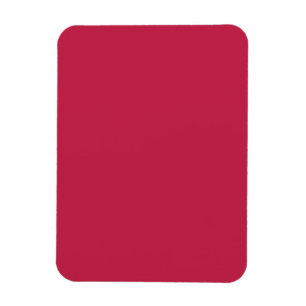 Bright maroon (solid colour) magnet