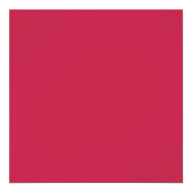 Bright maroon (solid colour)  photo print (Front)