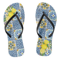 Bright Mediterranean Sicilian Tiles Citrus Lemons