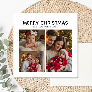 Bright Merry Christmas Family Greeting Card