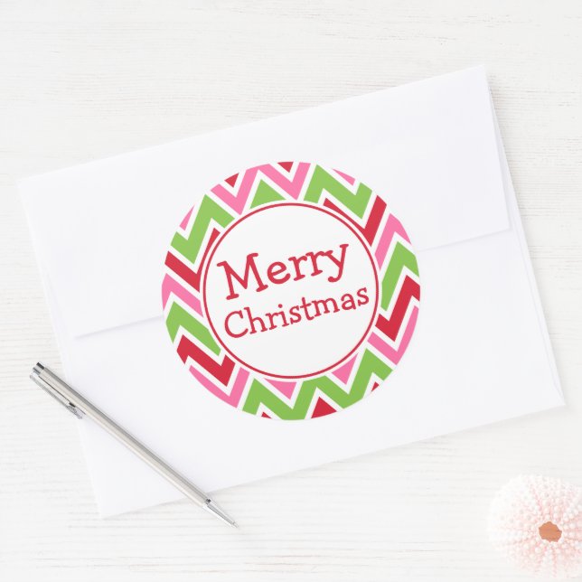 Bright Merry Christmas Stickers (Envelope)