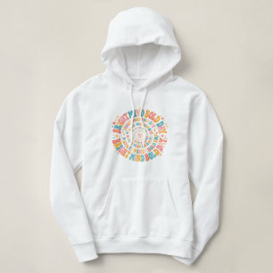 Bright Mind Bold Day Pastel Spiral Hoodie