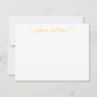 Bright Modern Elegant Sunny Golden Yellow Script