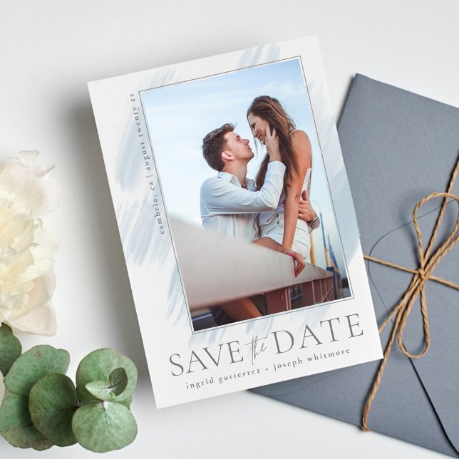 Bright & Modern Flat Save The Date Card (Creator Uploaded)