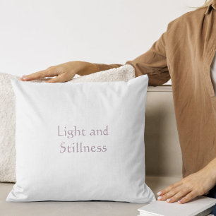 Bright Morning Mood Golden Script Cushion