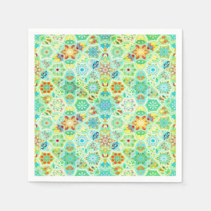 Bright mosaic tile Paper Napkin
