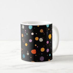 Bright Multicolor Polka Dots Coffee Mug