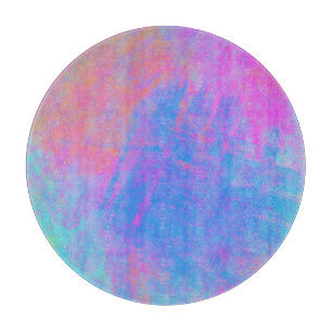 Bright Multicolor Splashes Cutting Board