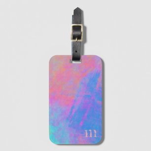 Bright Multicolor Splashes Luggage Tag