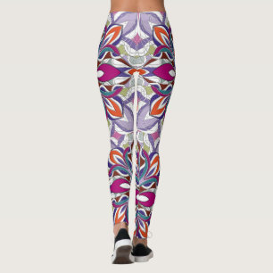 Bright Multicolor Summer Sport Leggings