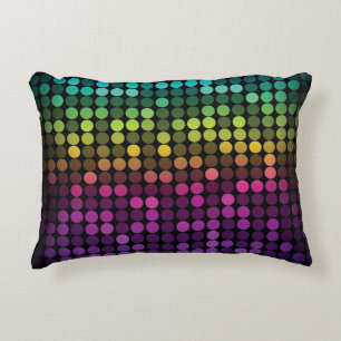 Bright Multicolor Vintage Abstract Art Decorative Cushion